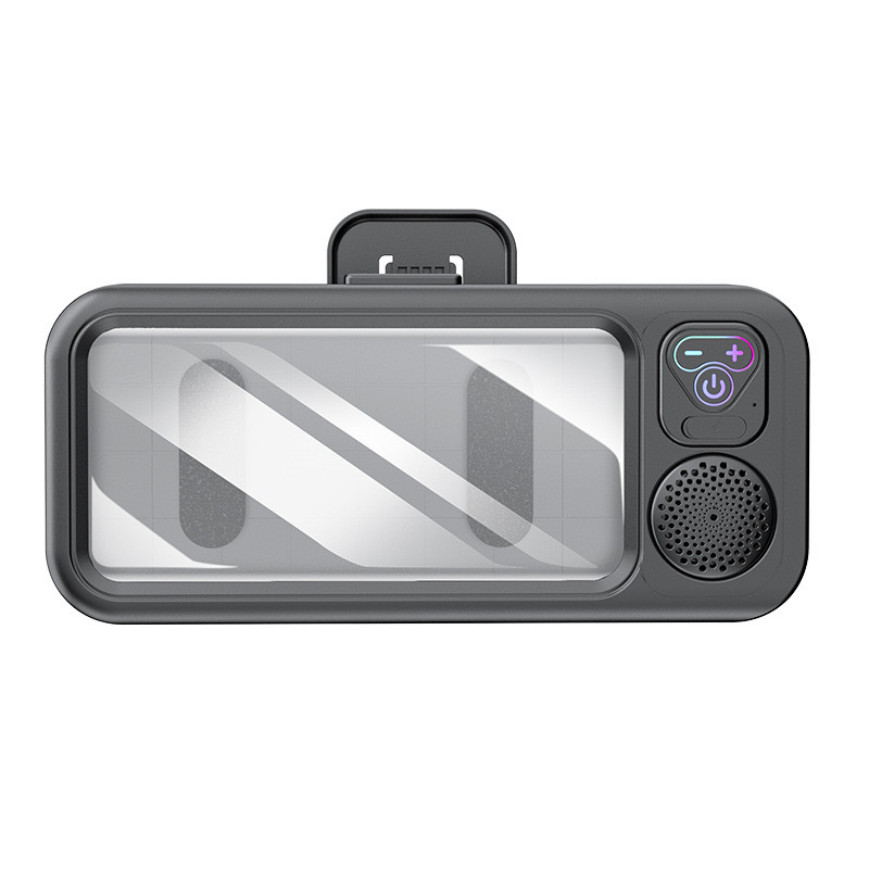 New waterproof touch screen phone holder for bathroom use, perfect for watching videos in the shower, Bluetooth mini speaker, portable for watching videos. New waterproof touch screen phone holder for bathroom use, perfect for watching videos in the shower, Bluetooth mini speaker, portable for watching videos.