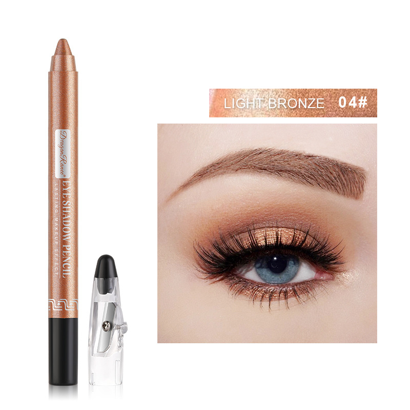 Pearlescent Eyeshadow Pen with Sharpener, Metallic Luster