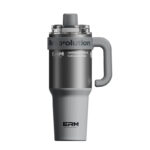 Long-Lasting Insulated Car Water Cup 1200 ml Straw + Ceramic Liner