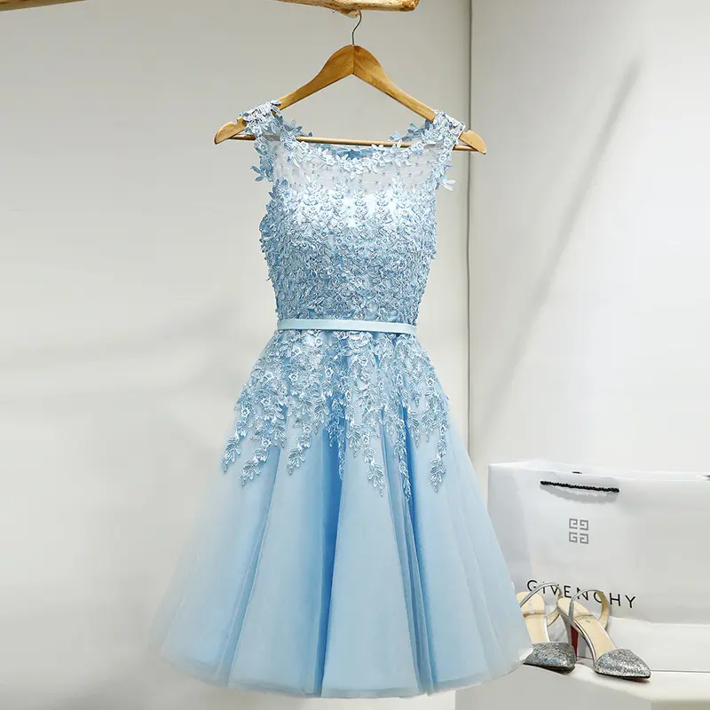One-Shoulder Cocktail Dress for Engagement & Banquets