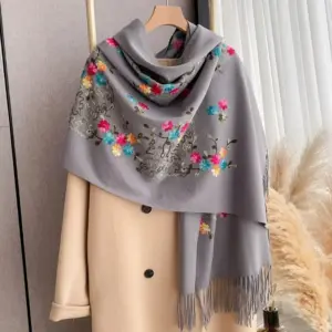 Warm, Dust-Proof Long Tassel Scarf for Women - 200 x70 cm