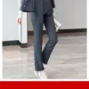 Grey plaid pants