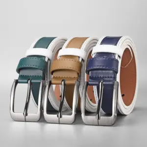 Business Casual Pin Buckle Belt for Everyday Fit, 120 cm