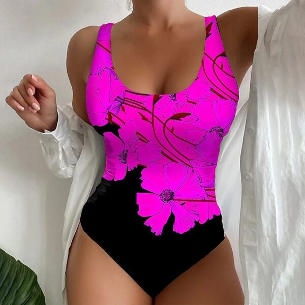 Women's 3D Printed Tight One-piece Swimsuit Women's 3D Printed Tight One-piece Swimsuit
