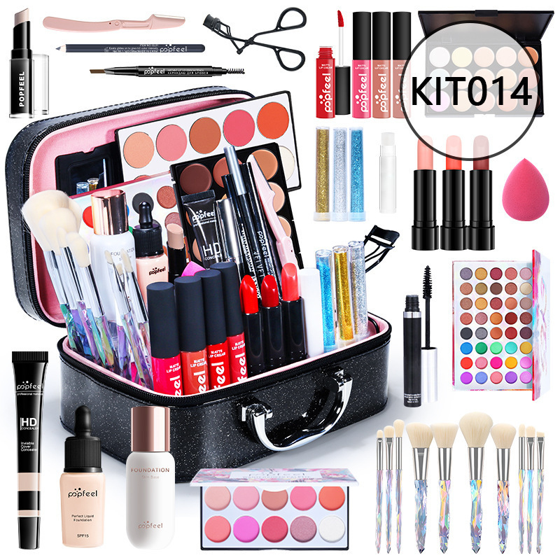 Light Beginner Makeup Set with KIT014 Color Selection Gift Box