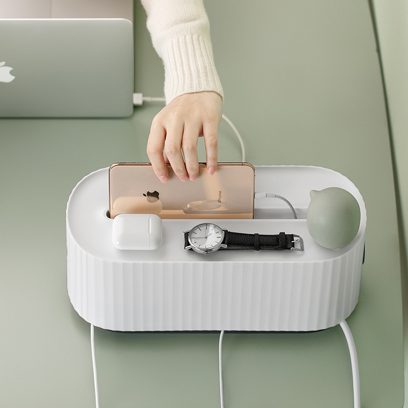 Power Strip Wire Case Cable Storage Box Anti Dust Charger Socket Organizer Network Line Storage Bin Charger Wire Management Power Strip Wire Case Cable Storage Box Anti Dust Charger Socket Organizer Network Line Storage Bin Charger Wire Management