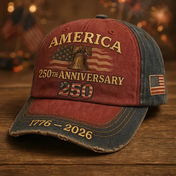 Sun-Protection Washed Embroidered Baseball Cap for Women
