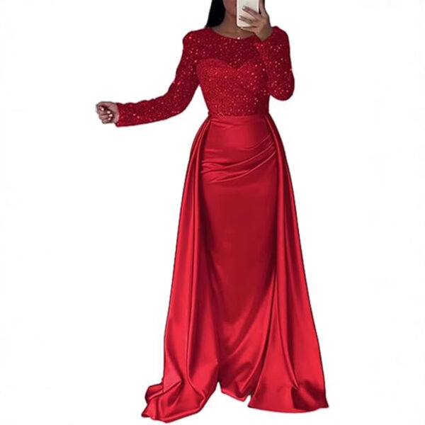 The Dazzling Sequin Queen Sequin Evening Gowns