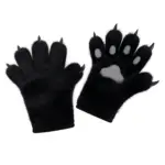 Non-Slip Cat Paw Gloves Plush for Cat Palm Props - Winter