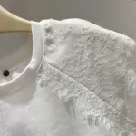 04575805-9421-415e-809e-c2f29da455f4.webp Simple Lace-spliced Round-neck Short Sleeves