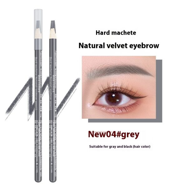 Waterproof & Sweatproof Eyebrow Pencil, Gray/Brown/Black 3 g