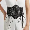 Shaping Retro Wide Belt Dress Girdling Decoration - Elastic Waist Seal