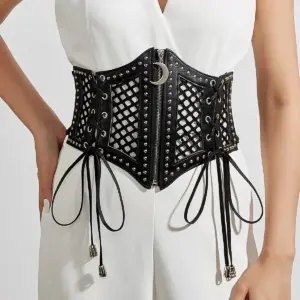 Wide Belt Retro Elastic Waist Seal Dress Girdling Decoration