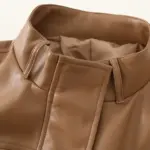 062d2036-78ac-49ff-900b-69d4b4273b6e.webp Brown Women’s Faux Leather Jacket Stand-Up Collar