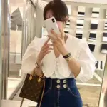 06c3606d-12d7-4d16-acb1-0b9ccfb342bf.webp Puff Sleeve Short Shirt Top For Women