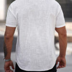 07668229-07f3-414c-ab6d-79c138004ebe.jpg Breathable Pure Cotton Men’s Short Sleeve Shirt with Pocket