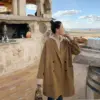 Women's Mid-length Simple Fashion Korean Style Loose Woolen Coat Women's Mid-length Simple Fashion Korean Style Loose Woolen Coat