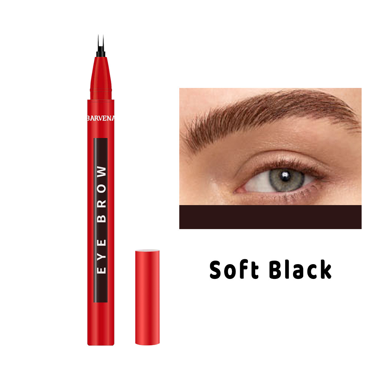 Shaping Double-Ended Eyebrow Pencil with Pen Outline Tips