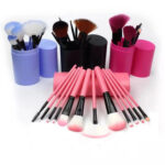 0883c585-8c2a-4a00-a4b4-52f826f1ac19.jpg Complete 12-Piece Makeup Brush Set for Eyes & Blush - Rayon
