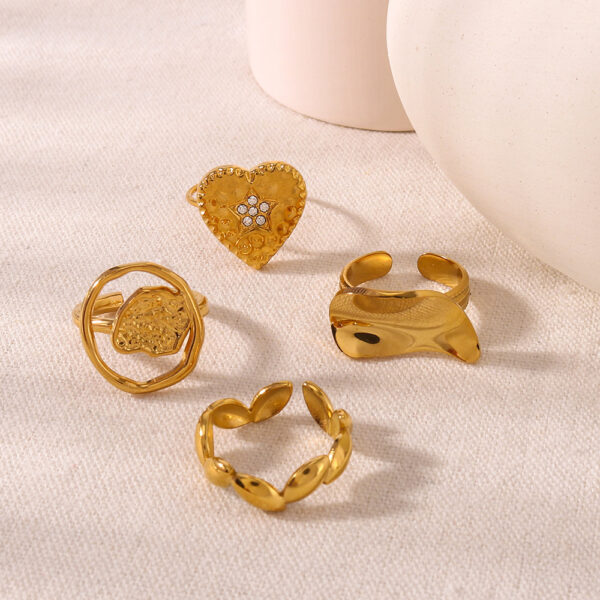 Overseas Sales Luxury High-End Heart-Shaped Ring Overseas Sales Luxury High-End Heart-Shaped Ring
