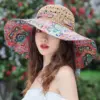 Summer Beach Sun Hat Beach Green Straw Hat For Women Summer Beach Sun Hat Beach Green Straw Hat For Women