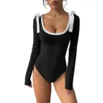 0ac472f9-6144-4709-9daf-437b589e34aa.webp Sexy Slim-fit Square Neckline And Flared Sleeves Sexy Long-sleeved Jumpsuit