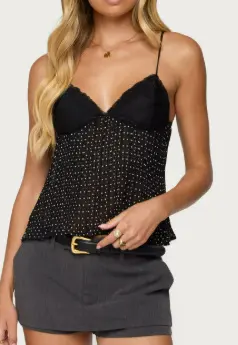 Summer New Style Personalized Sweet Ruffled Thin Top Summer New Style Personalized Sweet Ruffled Thin Top