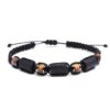Tiger’s Eye Beaded Bracelet for Women, Irregular Geometric