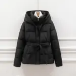 0c4d4d24-366a-4d85-a1f3-cd6c80312b3f.webp Women’s Slim-Fit Belted Puffer Coat with Hooded Drawstring