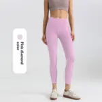 Moisture-Wicking Mesh Side Pocket Stretch Leggings