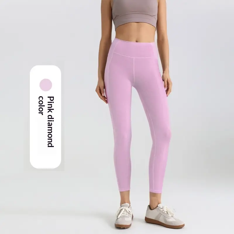 Moisture-Wicking Mesh Side Pocket Stretch Leggings