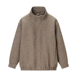Women's Fashionable Simple All-Match Plaid Coat