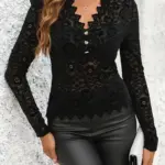 Western-Style Blouse for Women, Wear Inside Slim Fit