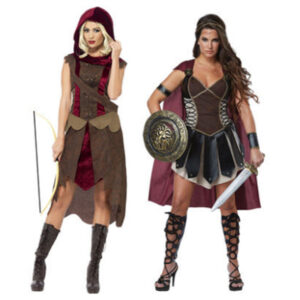 Stage-Ready Polyester Pirate Costume for Adults, Unisex