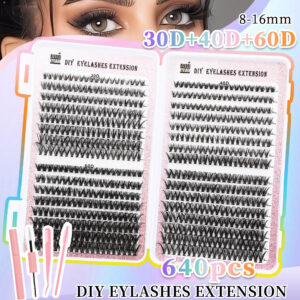 Build a Layered Lash Look with 32-Row Book Cluster False Lashes