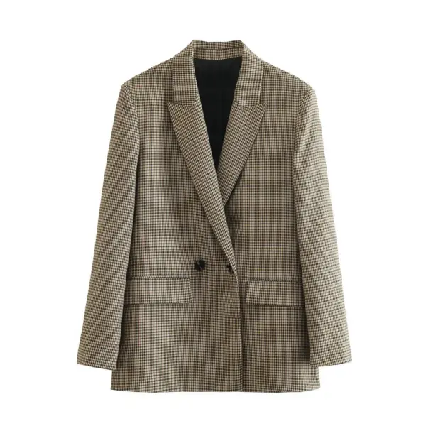 Womens Tailored Double Breasted Blazer