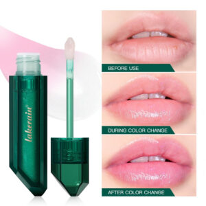 Temperature-Responsive Mirror-Like Dewy  Hydrating Lip Oil For Plump  Radiant Lips