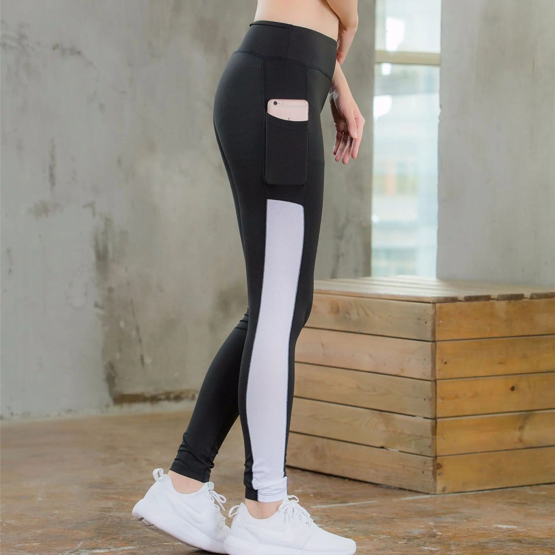 High-Waist Yoga Leggings for Women with Pocket Tights