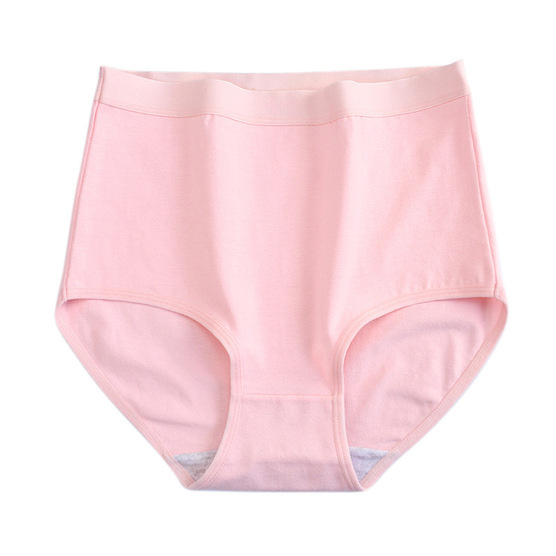 High-Waist Cotton Women’s Belly Shaping Panties, Plus Size
