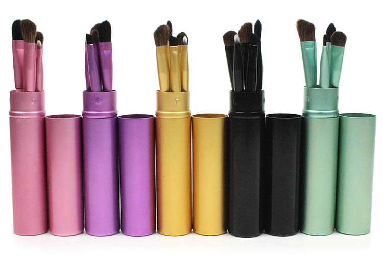 Precise Travel Mini Eye Makeup Brush Set (5 pcs, 15 cm)