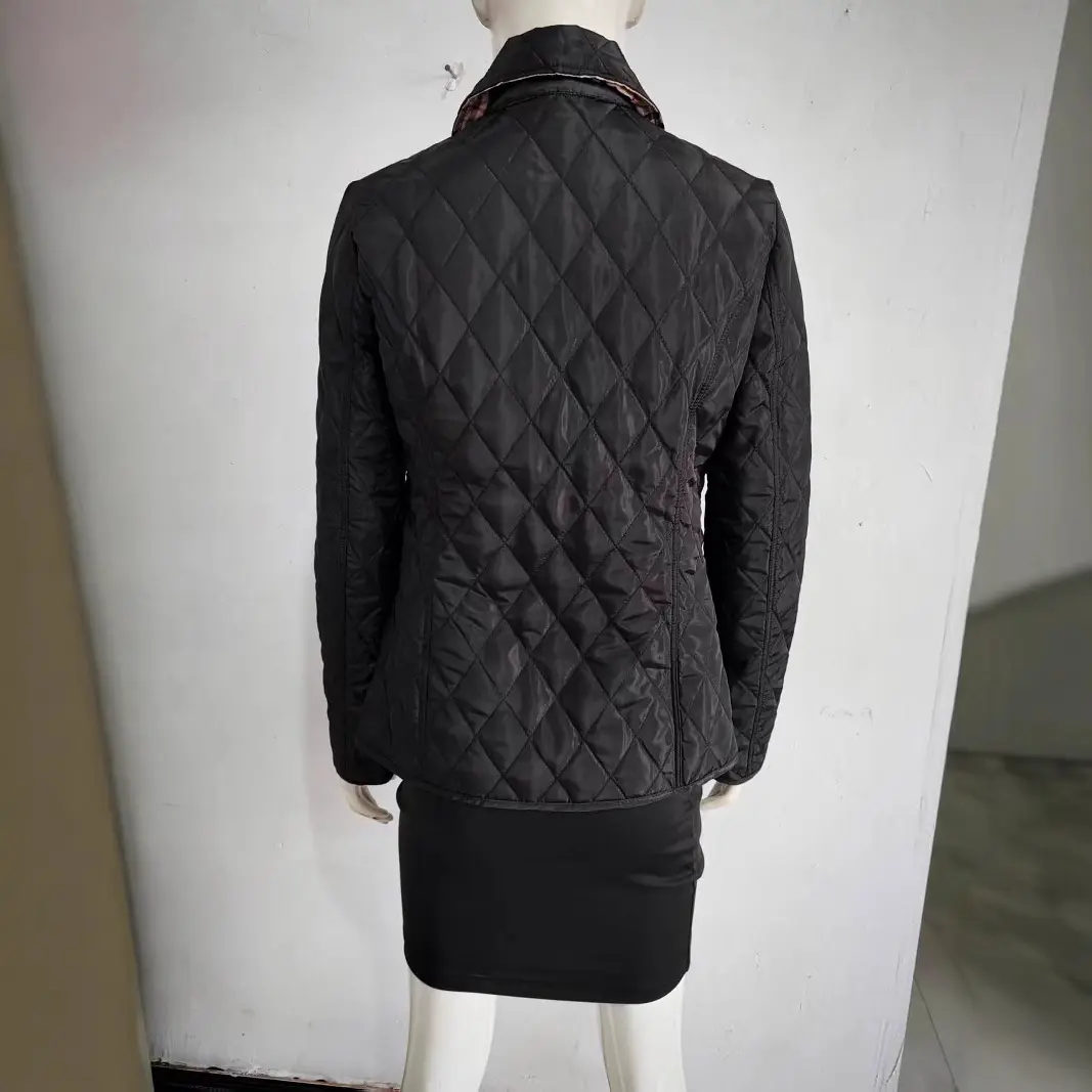 Women's Slim-Fit Diamond-Quilted Cotton Padded Jacket Women's Slim-Fit Diamond-Quilted Cotton Padded Jacket