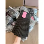 Women's Pleated Skirt High Waist Slimming And Extra Thick