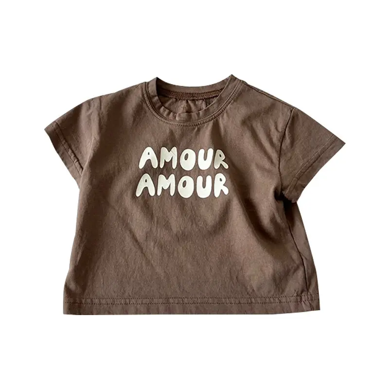 Breathable Cotton Kids T-Shirts for Summer, Moisture-Wicking