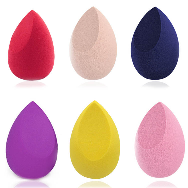 Hydrophilic Non-Latex Wet & Dry Makeup Puff Set, 7 PCs