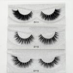 Long Tail Faux Mink Eye Lashes with 3 D Hair & Cotton Stem