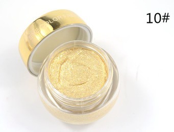 High-Shine Gel Glitter Eyeshadow for Controlled Application High-Shine Gel Glitter Eyeshadow for Controlled Application