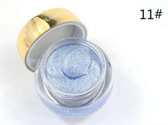 High-Shine Gel Glitter Eyeshadow for Controlled Application High-Shine Gel Glitter Eyeshadow for Controlled Application