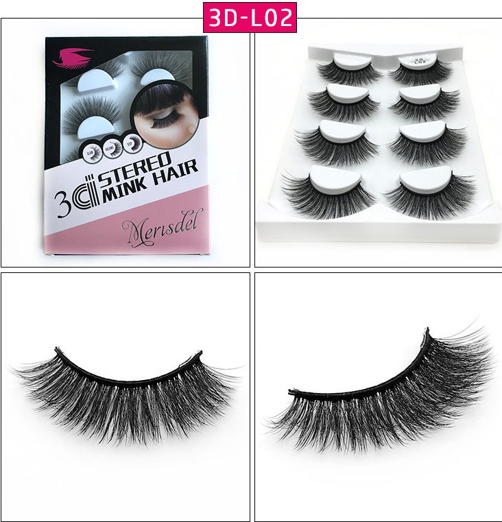Dimensional 3 D False Eyelashes - 10 Handmade Style Formats Dimensional 3 D False Eyelashes - 10 Handmade Style Formats