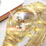 Sparkling Crystal Geneva Quartz Women’s Watch, Stainless Steel