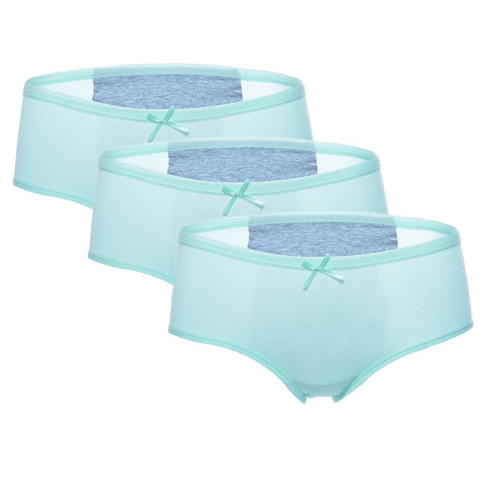 Breathable Cotton Menstrual Panties 3-Pack for Everyday Comfort Breathable Cotton Menstrual Panties 3-Pack for Everyday Comfort